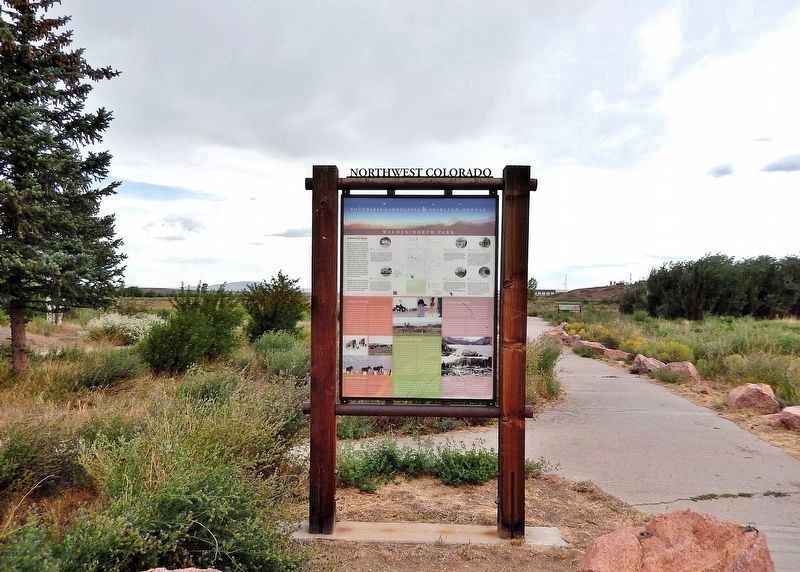 Northwest Colorado Marker (<i>south side</i>). Click for full size. Northwest Colorado Marker (<i>south side</i>) image. Click for full size.