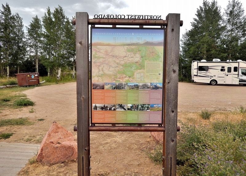 Northwest Colorado Marker (<i>north side</i>). Click for full size. Northwest Colorado Marker (<i>north side</i>) image. Click for full size.