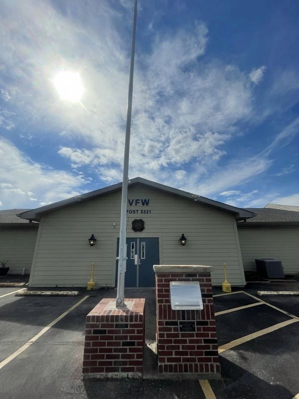 In Memory of Our Heroic Comrades Marker temporarily replaced. Click for full size. In Memory of Our Heroic Comrades Marker temporarily replaced image. Click for full size.