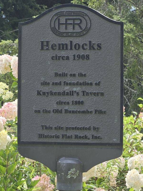 Hemlocks Marker. Click for full size. Hemlocks Marker image. Click for full size.