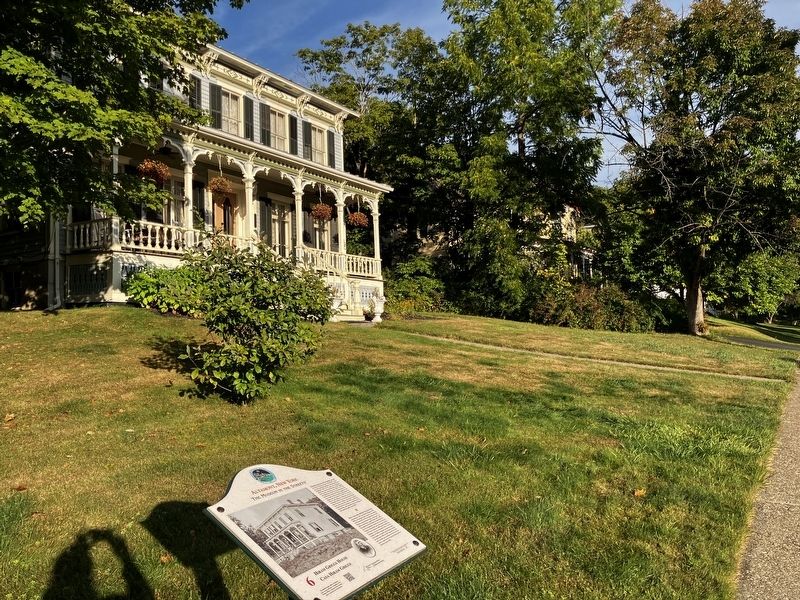 Hiram Griggs House Marker and House. Click for full size. Hiram Griggs House Marker and House image. Click for full size.