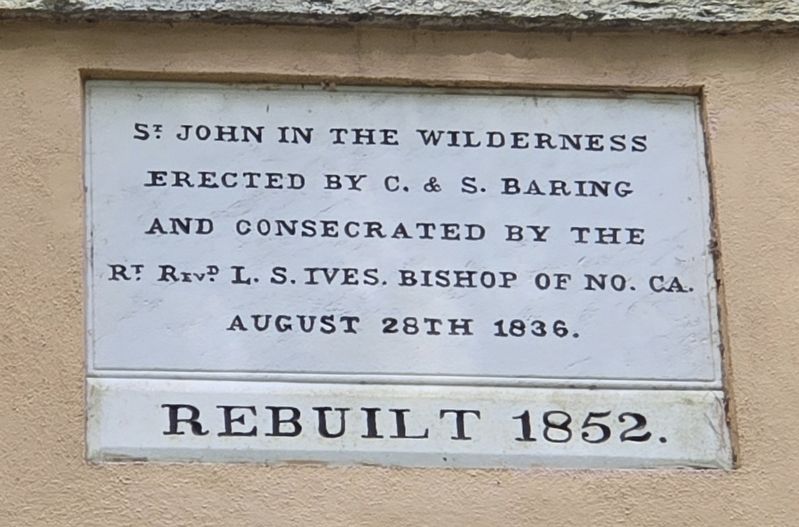 St. John in the Wilderness Marker image. Click for full size.