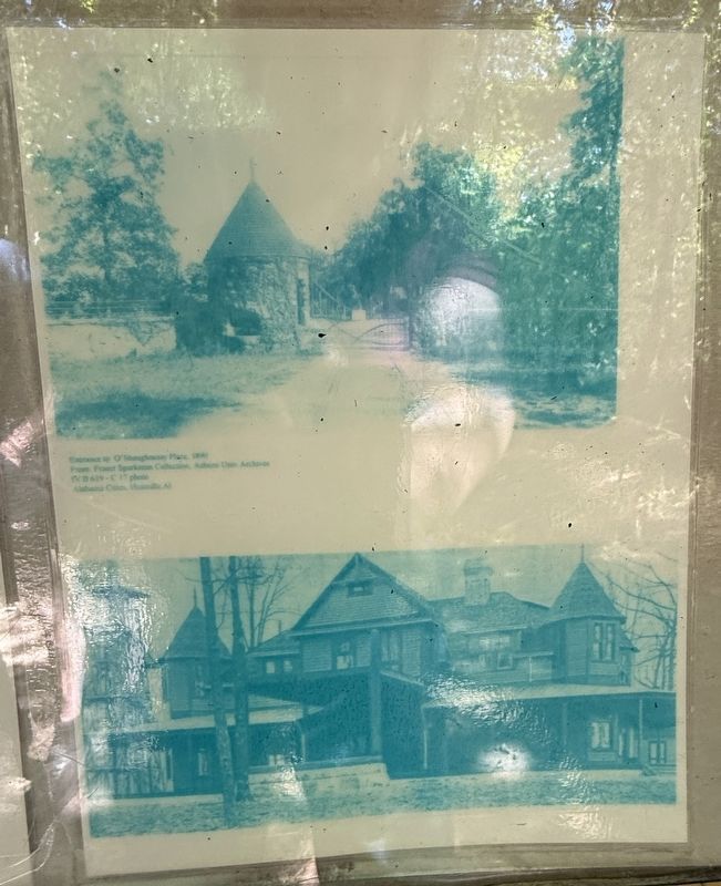 James O'Shaughnessy Home photo from adjacent info stand image. Click for full size.