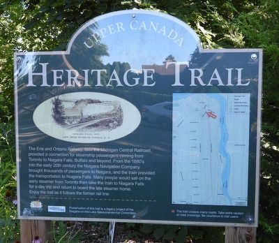 Upper Canada Heritage Trail - Marker image. Click for full size.