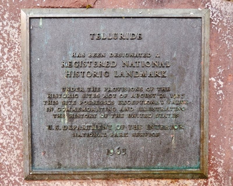 Telluride Marker image. Click for full size.