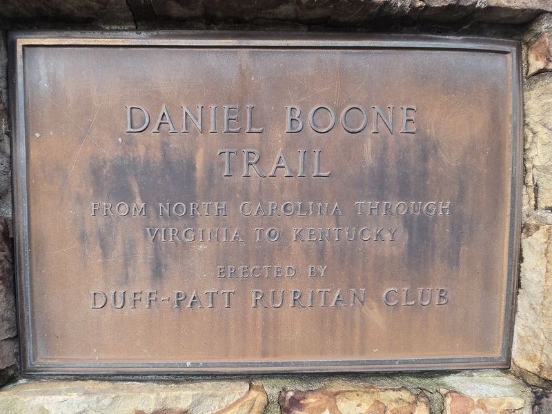 Daniel Boone Trail Marker image. Click for full size.