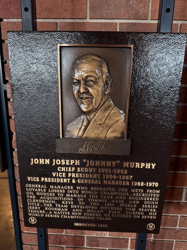 John Joseph "Johnny" Murphy Marker. Click for full size. John Joseph "Johnny" Murphy Marker image. Click for full size.