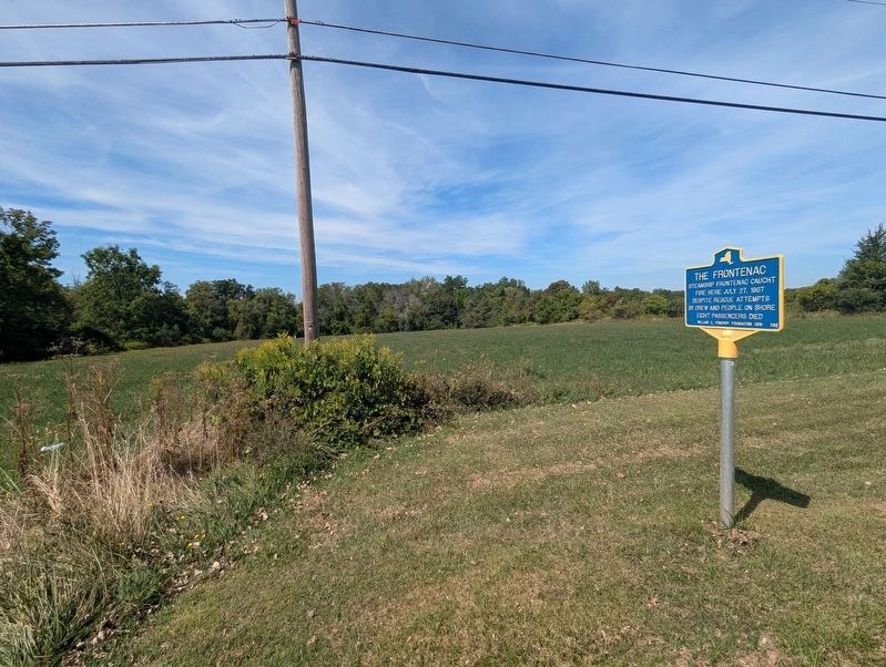The Frontenac Marker looking West off Route 90. Click for full size. The Frontenac Marker looking West off Route 90 image. Click for full size.