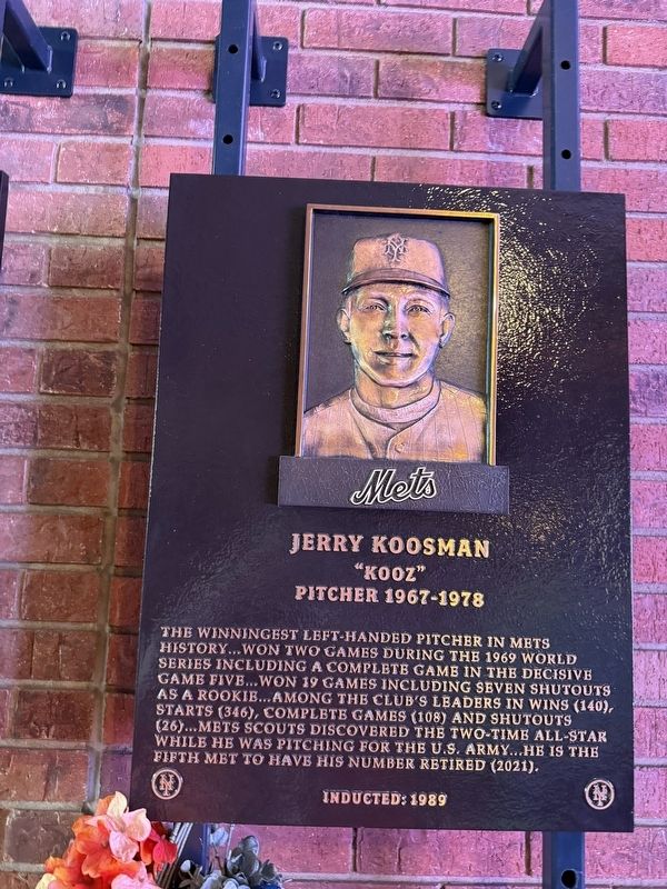 Jerry Koosman Marker image. Click for full size.