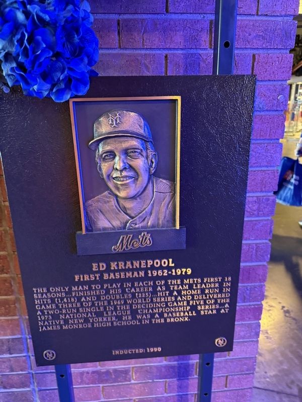 Ed Kranepool Marker image. Click for full size.