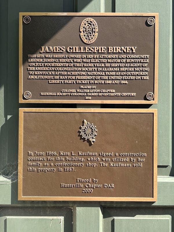 James Gillespie Birney Marker image. Click for full size.