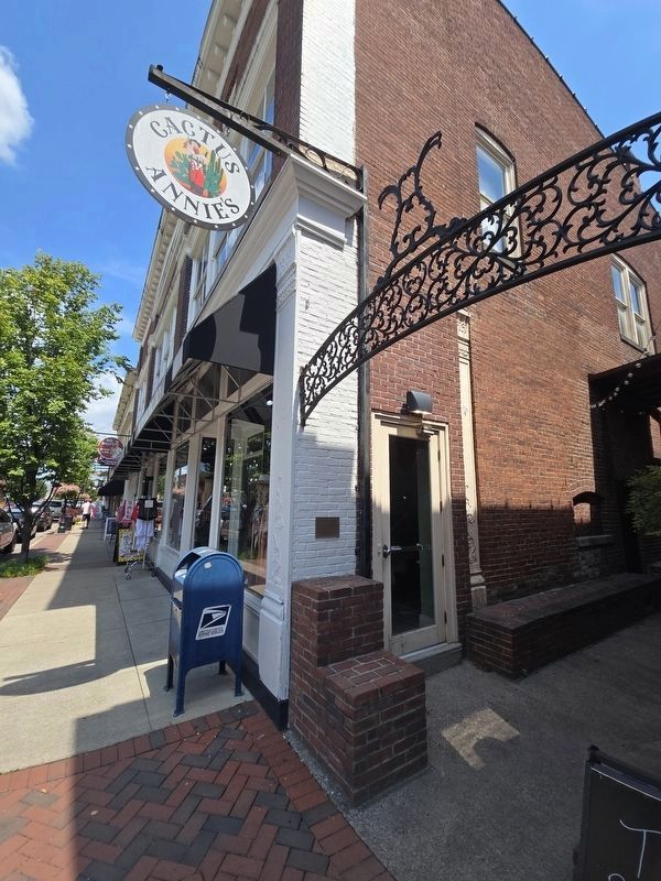 Crystal Building Marker below arch on side of commercial building. Click for full size. Crystal Building Marker below arch on side of commercial building image. Click for full size.