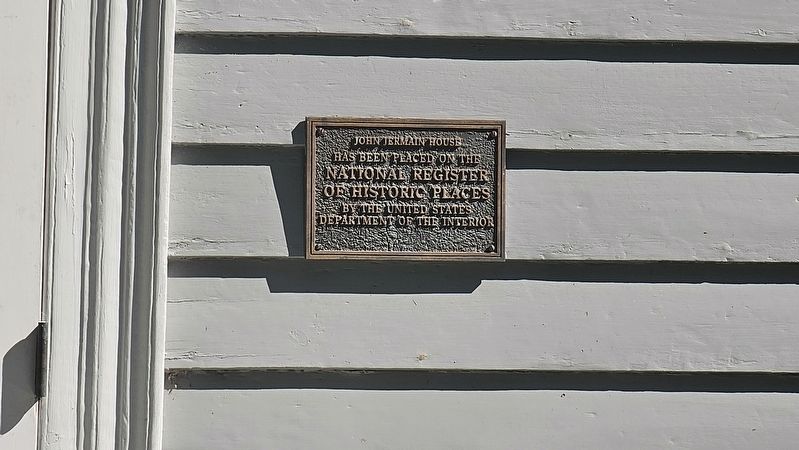 John Jermain House Marker image. Click for full size.