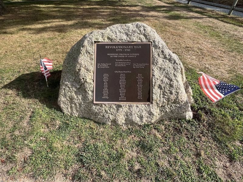 Chatham Revolutionary War Memorial image. Click for full size.