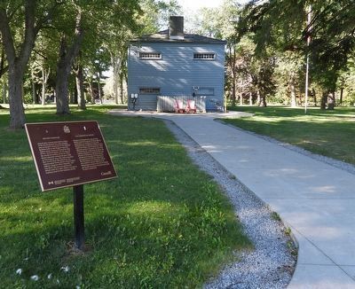 Butler's Barracks - Marker in context image. Click for full size.