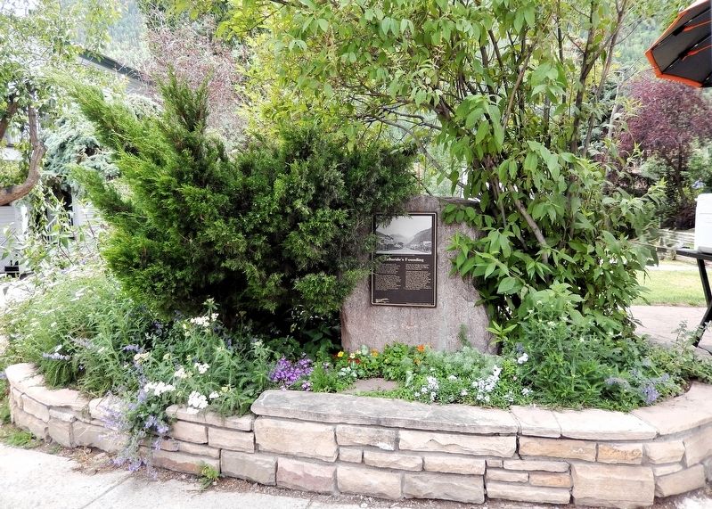 Telluride's Founding Marker. Click for full size. Telluride's Founding Marker image. Click for full size.
