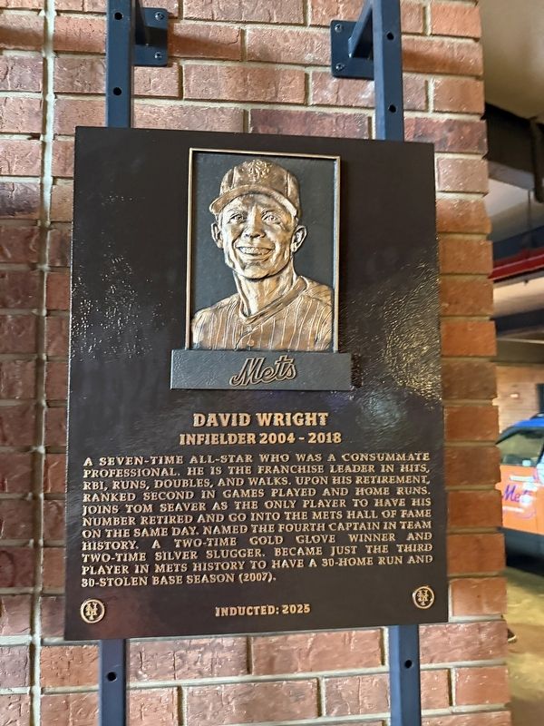 David Wright Marker image. Click for full size.