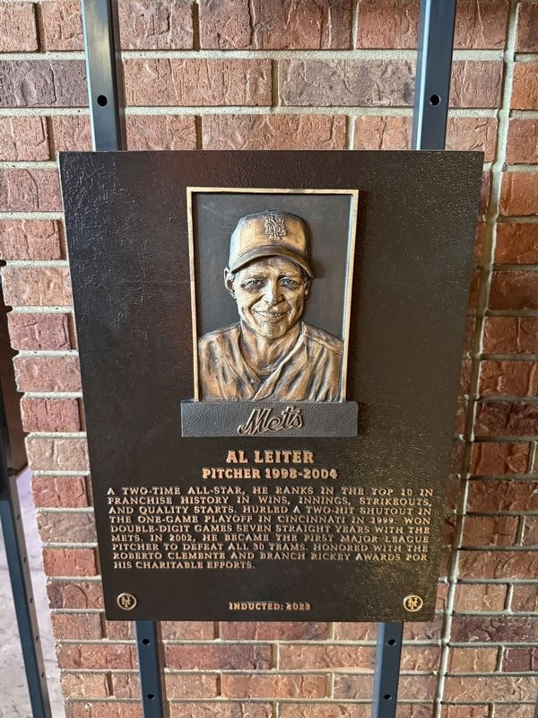 Al Leiter Marker. Click for full size. Al Leiter Marker image. Click for full size.