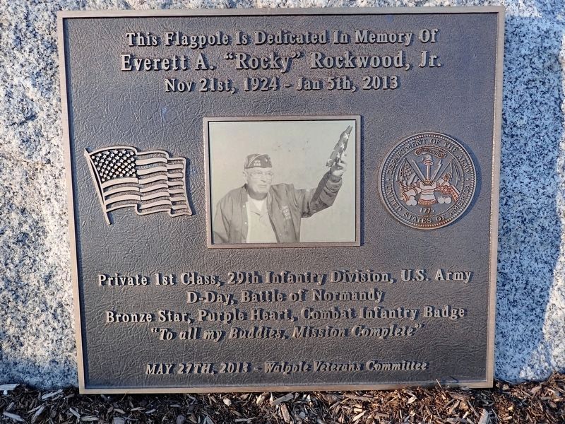 "Rocky" Flagpole Memorial. Click for full size. "Rocky" Flagpole Memorial image. Click for full size.