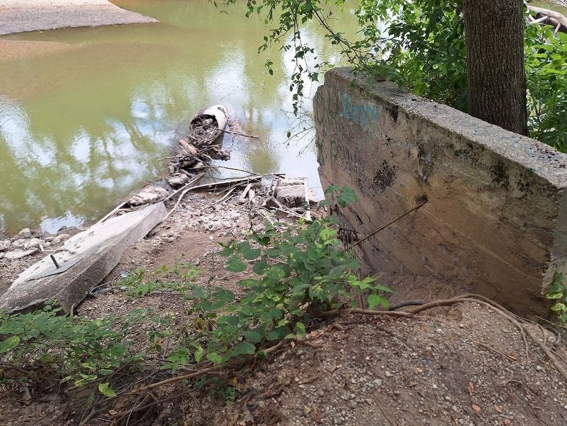 Original Site of Wren Bridge Marker image. Click for full size.