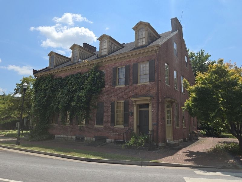 Full front view of McLean House. Marker is at the far right image. Click for full size.