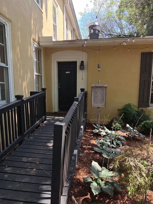The Harrison-Smith House Marker restored. Placed near the back entrance of the house. Click for full size. The Harrison-Smith House Marker restored. Placed near the back entrance of the house image. Click for full size.