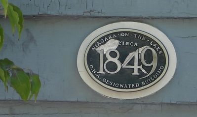Eedson-Fyfe House circa 1849 - Marker image. Click for full size.