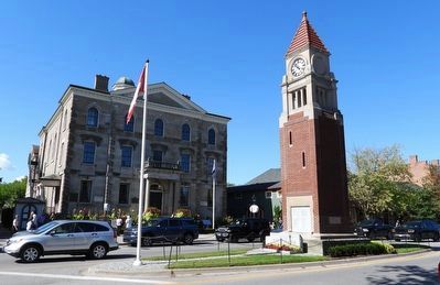 Niagara-on-the-Lake Cenotaph and Clock Tower image. Click for full size.