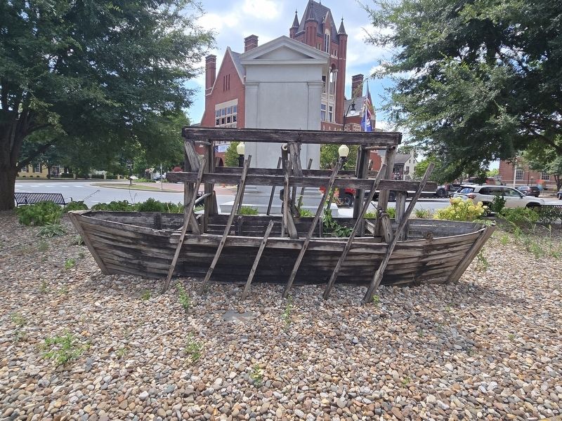 Replica of the First Steamboat, starboard view image. Click for full size.