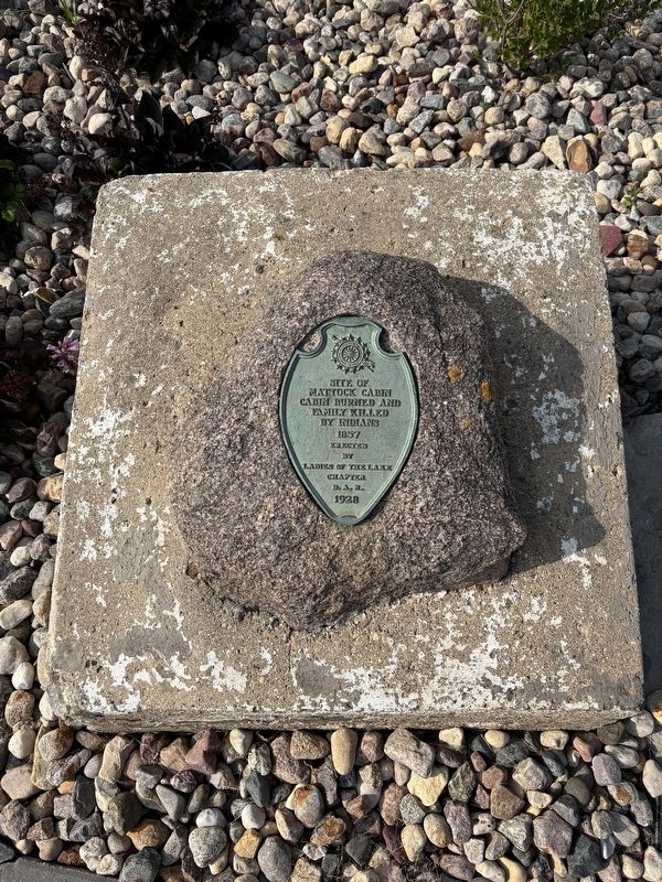 Mattock Cabin Marker. Click for full size. Mattock Cabin Marker image. Click for full size.