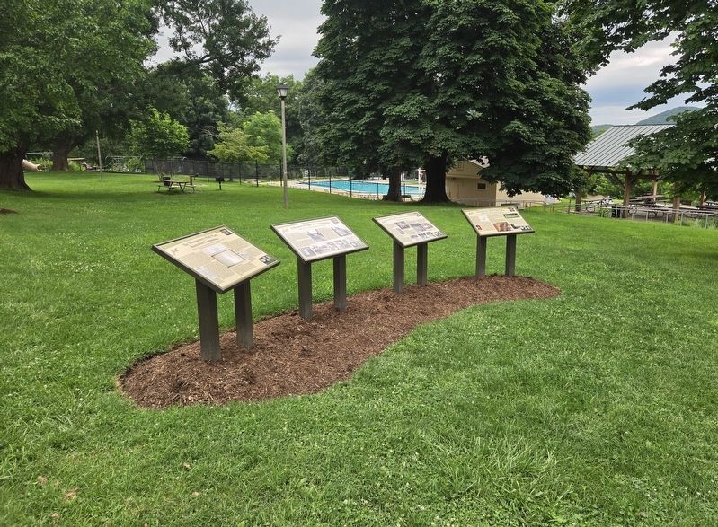 Montgomery Hall Park Today Marker. Click for full size. Montgomery Hall Park Today Marker image. Click for full size.