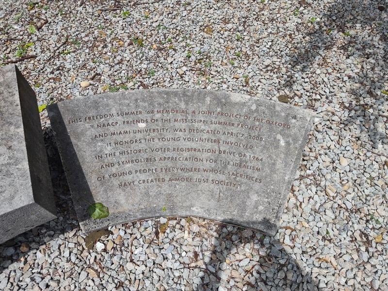Freedom Summer '64 Memorial image. Click for full size.