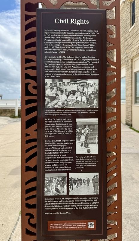 Civil Rights Marker. Click for full size. Civil Rights Marker image. Click for full size.