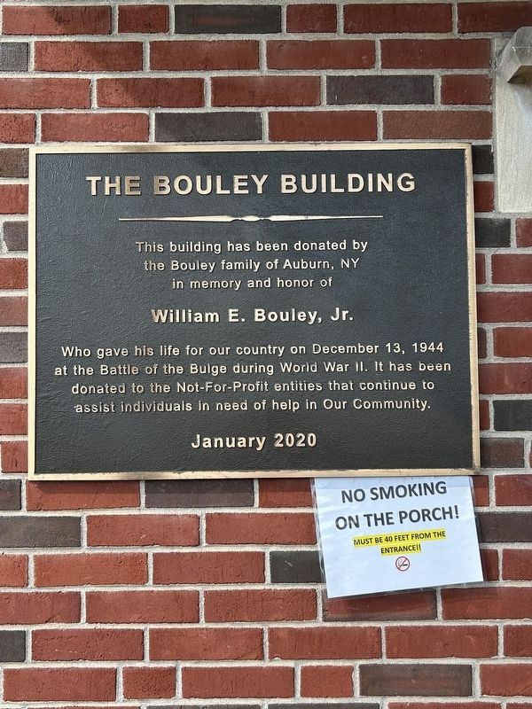 The Bouley Building Marker image. Click for full size.