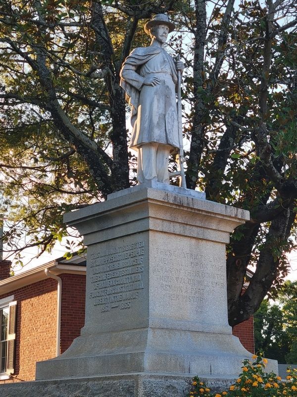 Halifax County Confederate Monument. Click for full size. Halifax County Confederate Monument image. Click for full size.