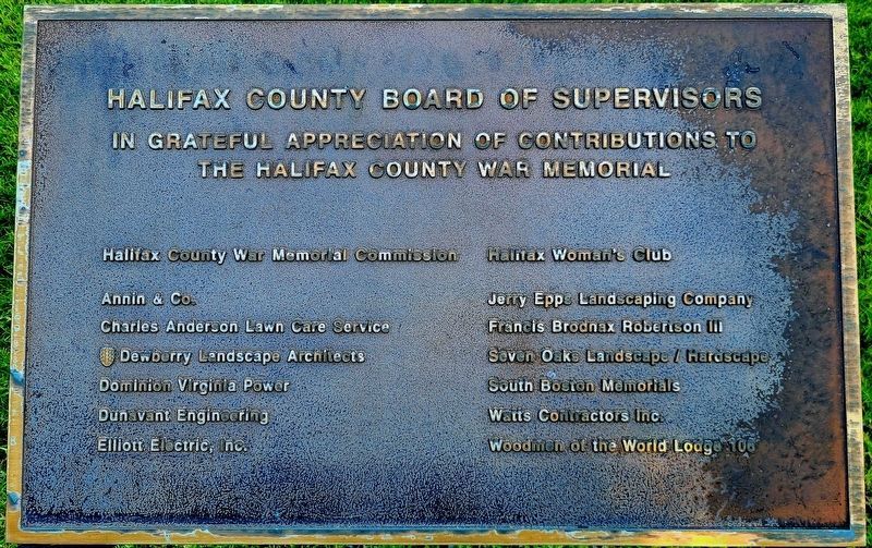 Halifax County War Memorial image. Click for full size.
