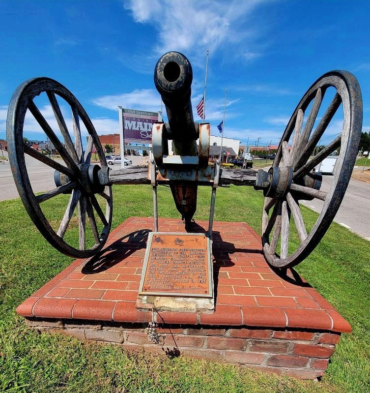 The Memorial Cannon and Marker. Click for full size. The Memorial Cannon and Marker image. Click for full size.