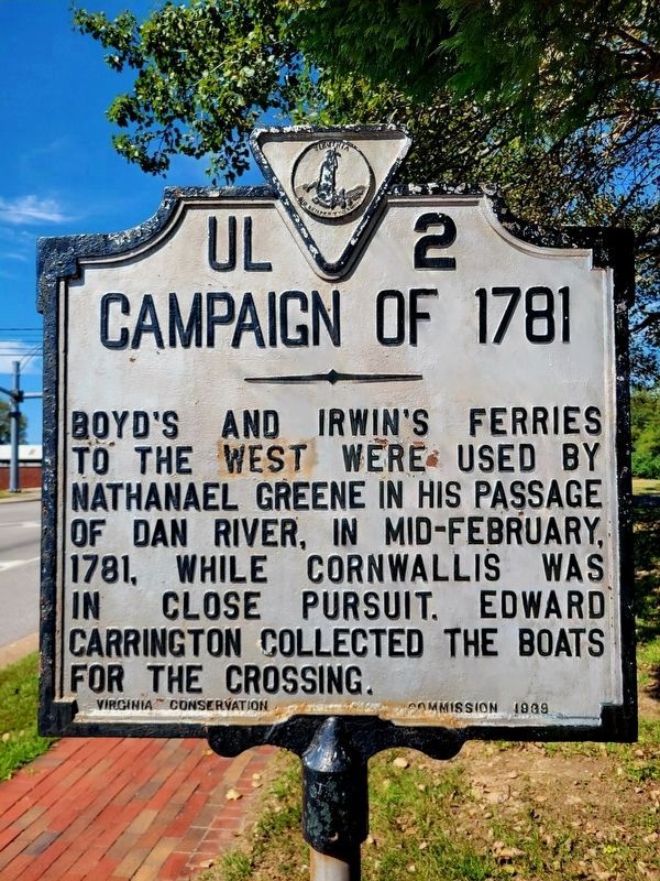 Campaign of 1781 Marker. Click for full size. Campaign of 1781 Marker image. Click for full size.