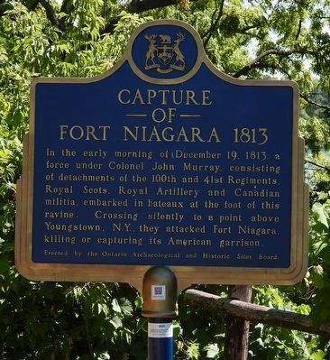 Capture of Fort Niagara 1813 - Marker in 2025. Click for full size. Capture of Fort Niagara 1813 - Marker in 2025 image. Click for full size.