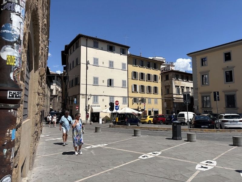 Sundial in the piazza. Click for full size. Sundial in the piazza image. Click for full size.
