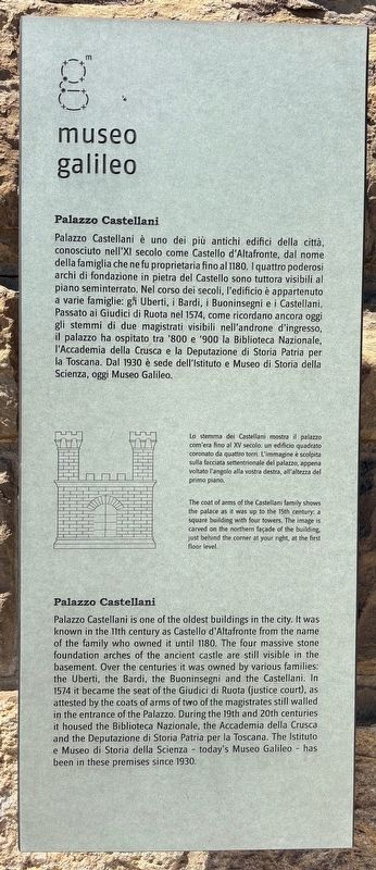 Palazzo Castellani Marker image. Click for full size.