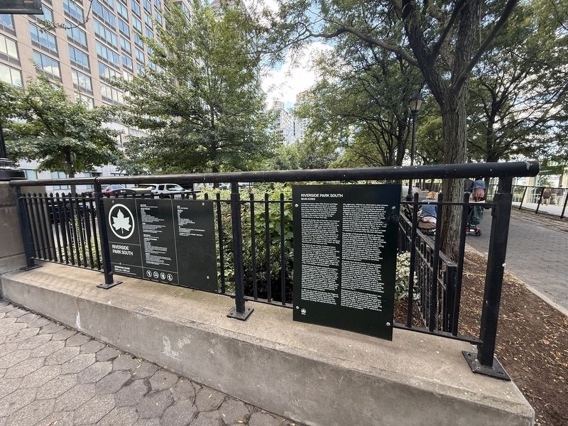 Riverside Park South Marker image. Click for full size.