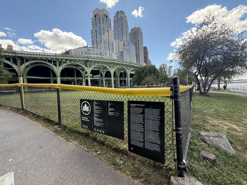 Riverside Park South Marker image. Click for full size.