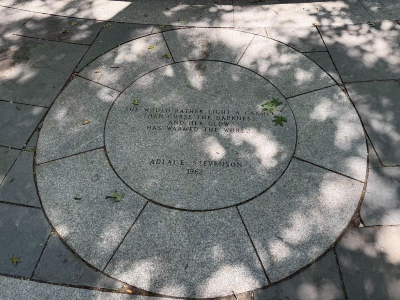 Plaque on the grounds of the sculpture. Click for full size. Plaque on the grounds of the sculpture image. Click for full size.
