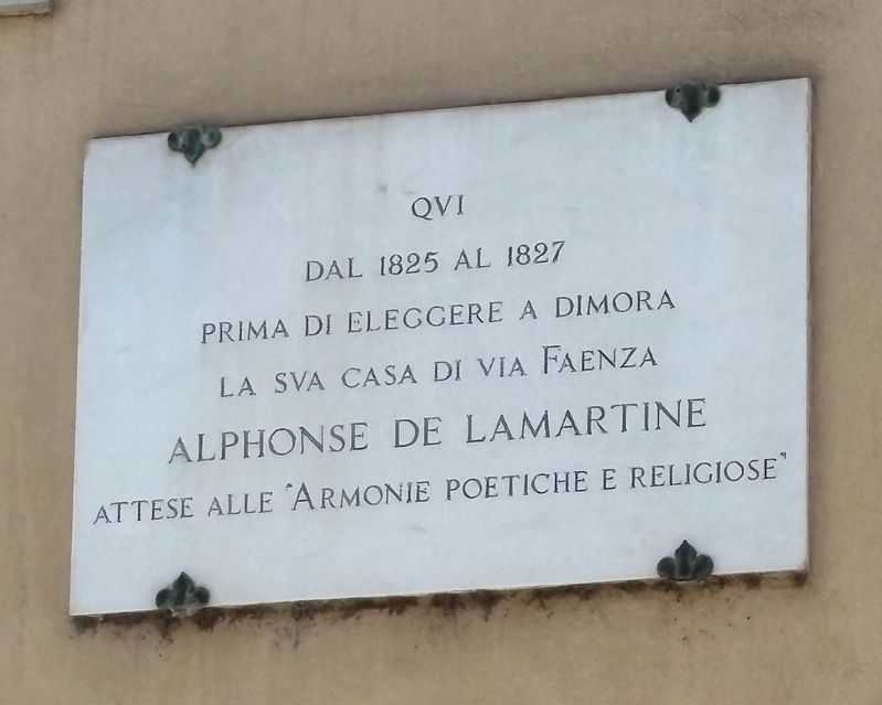 Alphonse de Lamartine Marker image. Click for full size.