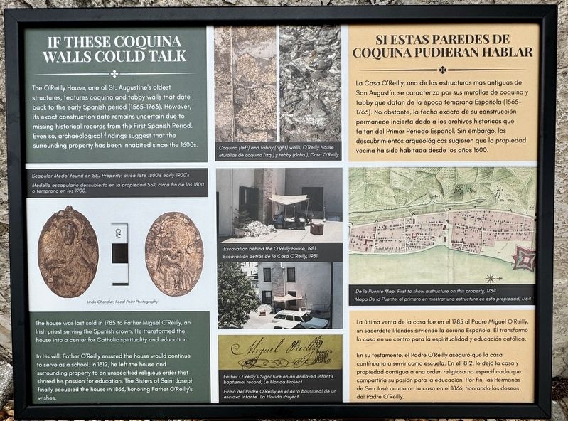 The O’Reilly House Marker. Click for full size. The O’Reilly House Marker image. Click for full size.