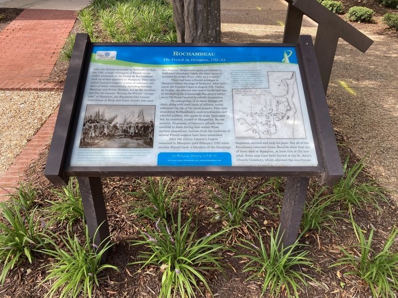 Rochambeau Marker. Click for full size. Rochambeau Marker image. Click for full size.