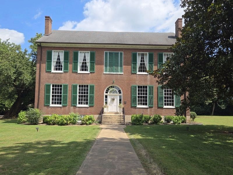 Front side of Wickland. Marker is to the right of the entrance image. Click for full size.
