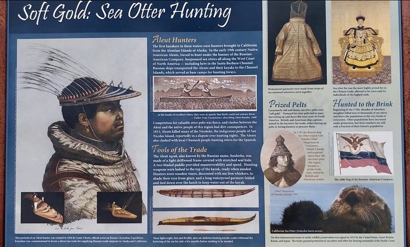 Sea Otter Hunting Marker image. Click for full size.