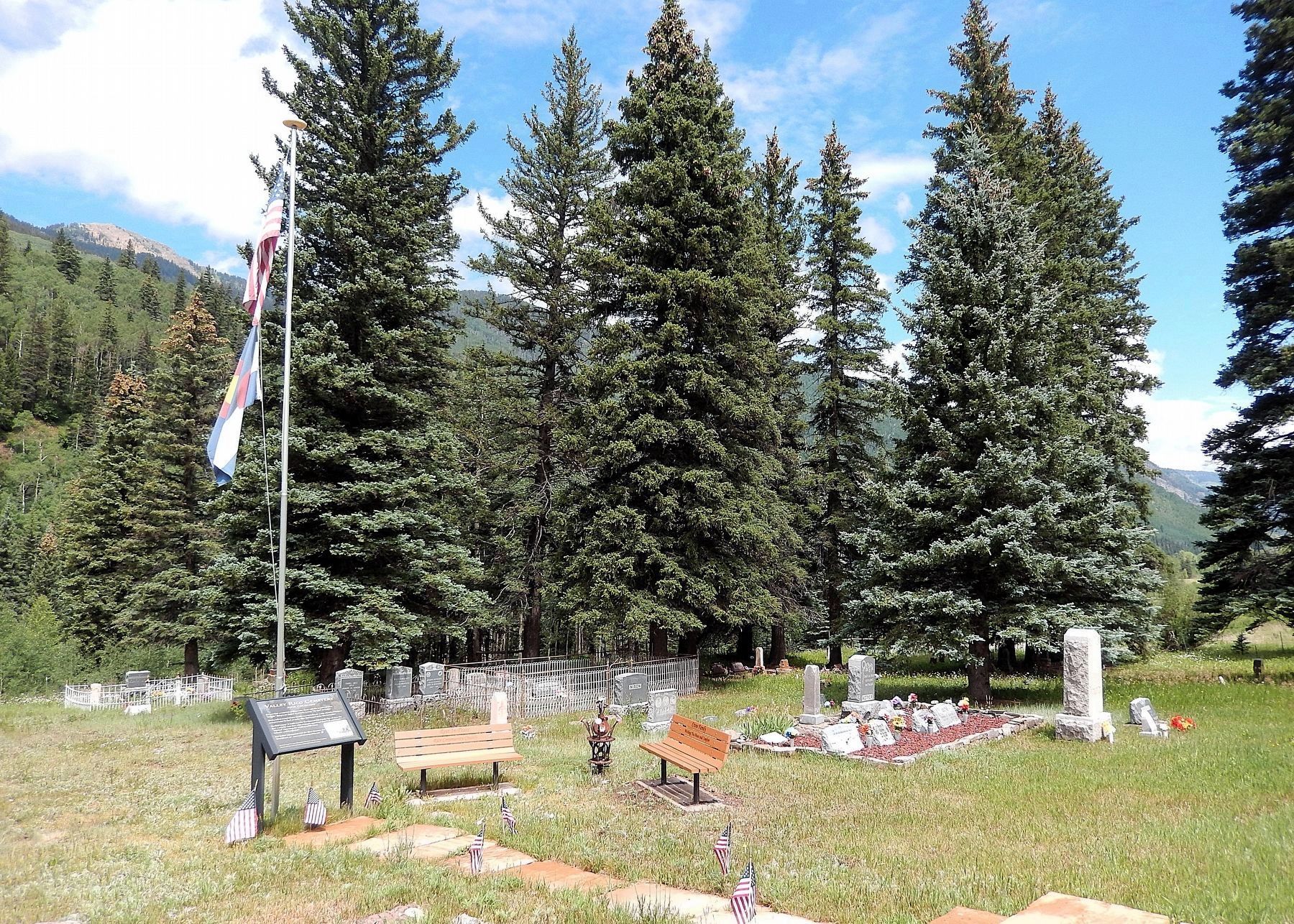 Valley Rico Cemetery & Marker. Click for full size. Valley Rico Cemetery & Marker image. Click for full size.